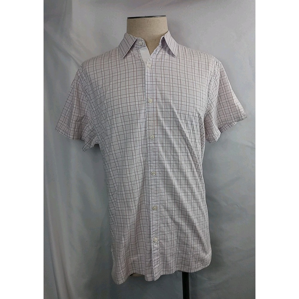 Vintage‎ The Gap Plaid Shirt Men's Size XL Short Sleeve Button Down Gap Shirt